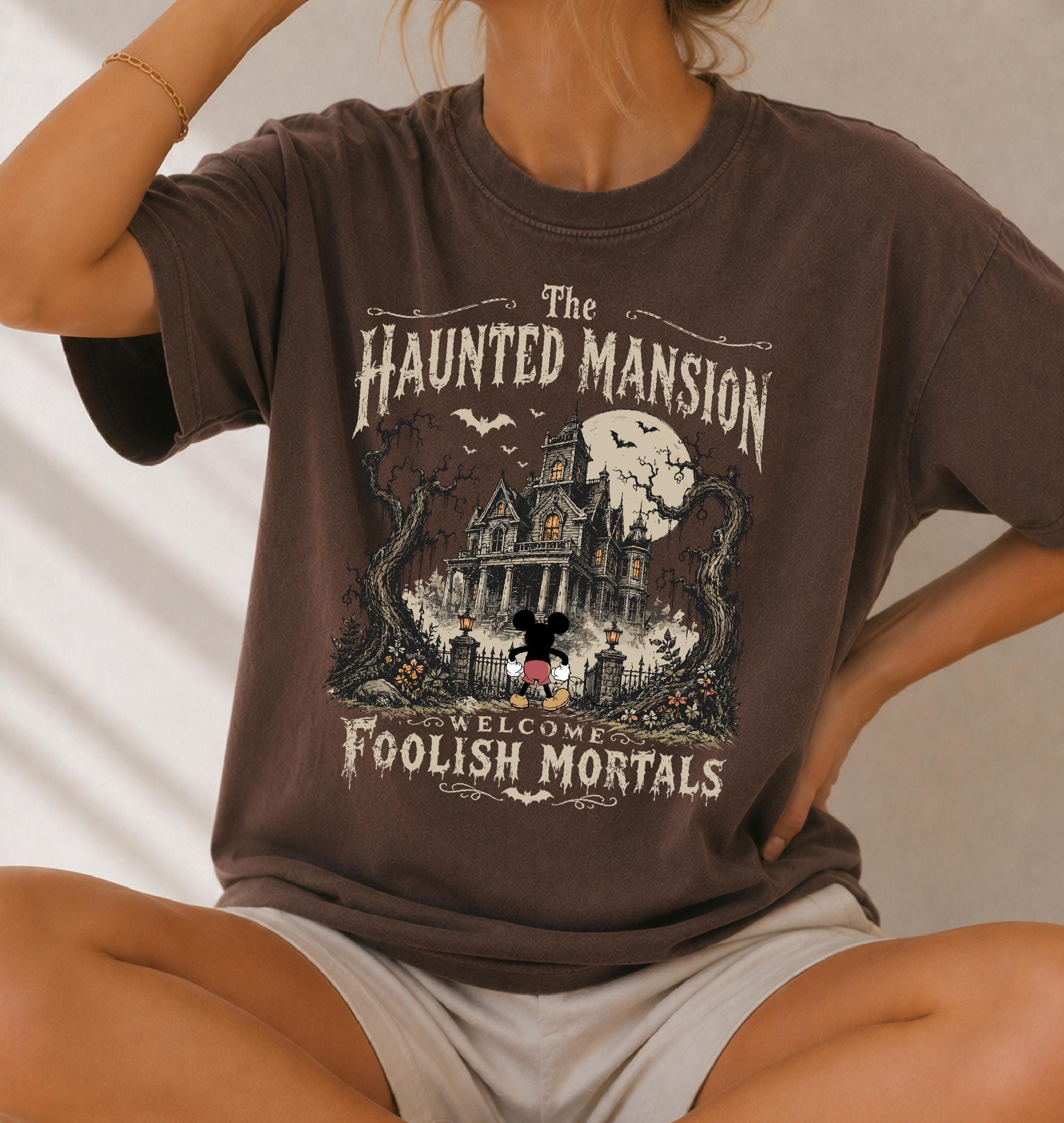Mickey Haunted Mansion Halloween Shirt, Disney Not So Scary Party Tee, Spooky Season, Disneyland Halloween, Family Trip, Vintage Halloween 4