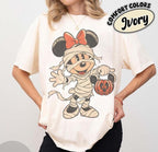 Retro Mickey and Minnie Mummy Shirt, Not So Scary Halloween Party 2026 Tee, Disneyland Family Matching Trip, Disney Halloween Group Shirt 4