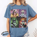 Retro Disney Villains Shirt, 90s Ursula Evil Queen Cruella Tee, Spooky Season Halloween, Family Trip, Disneyland Disney World Villains Tee 4