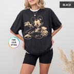 Disney Halloween Mouse Shirt, Vampire Mickey Tee, Spooky Pumpkin Trick or Treat Shirt, Halloween Party Tee, Spooky Season Disney Fall Shirt 4