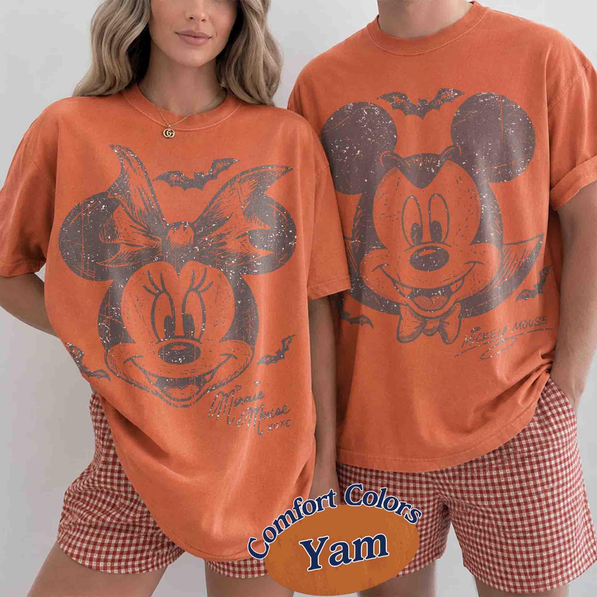 Vintage Disney Halloween Characters Shirt, Mickey and Friends Tee, Not So Scary Party 2026, Family Matching Trick or Treat Halloween Shirt 4