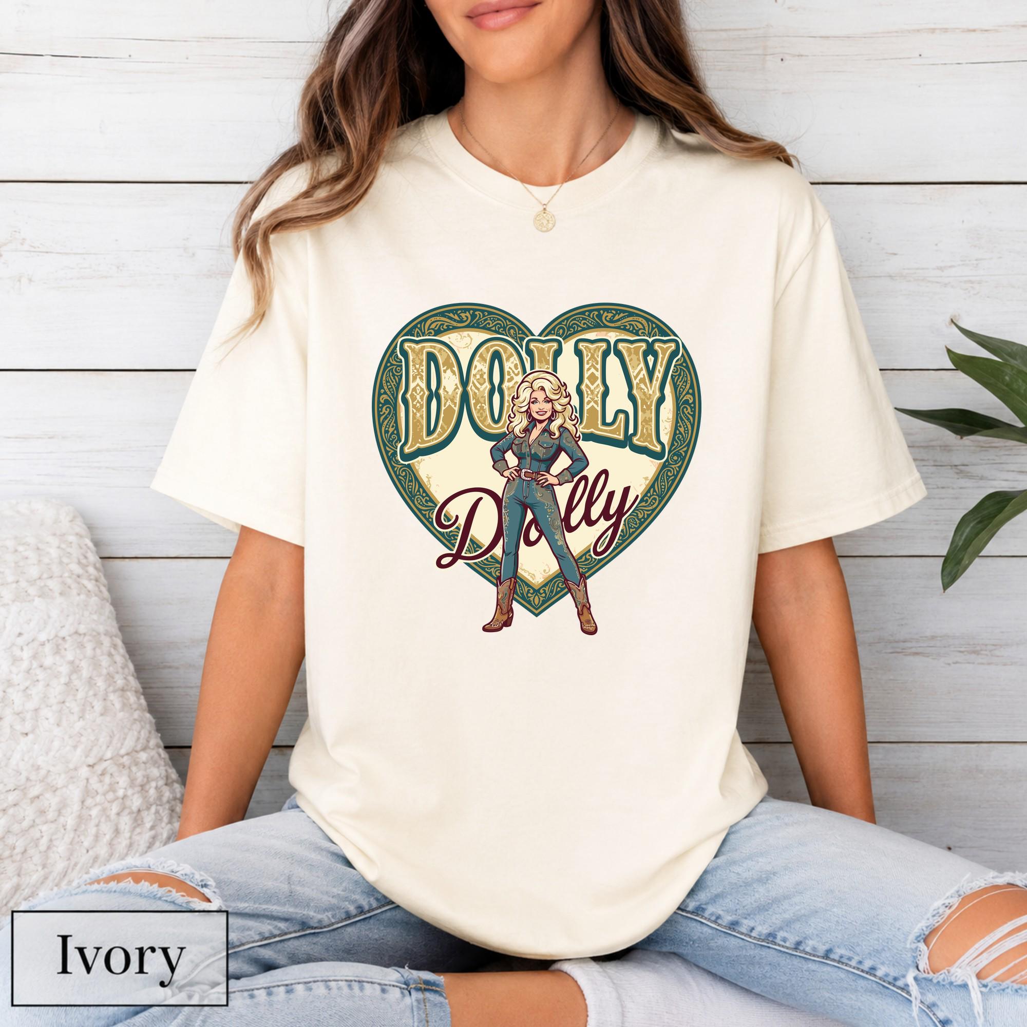 Dolly Parton Shirt, Country Music Graphic Tee, Vintage Cowgirl T-Shirt, Retro Western Style, Concert Outfit, Dolly Fan Gift for Music Lovers 4