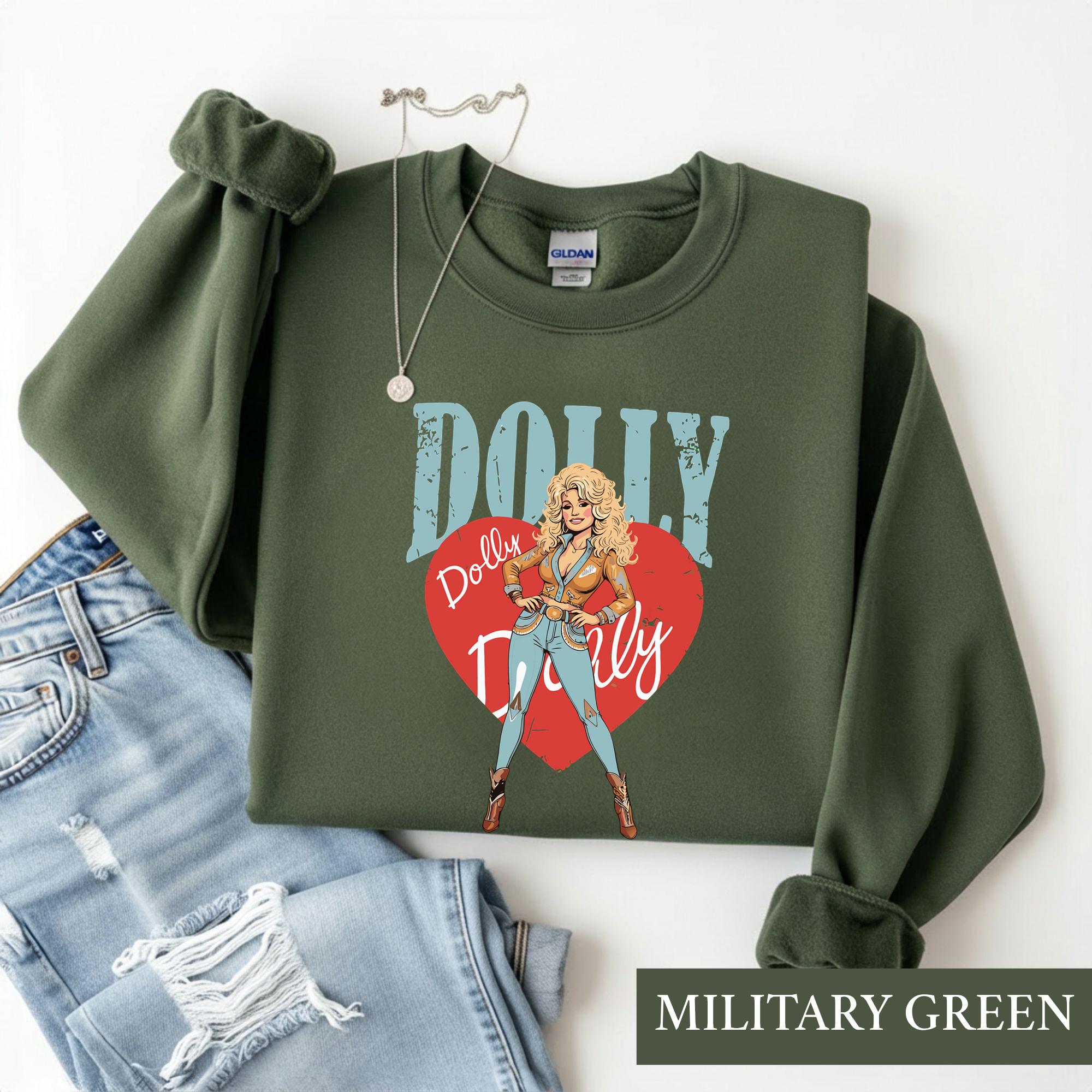 Dolly Parton Shirt, Country Music Graphic Tee, Retro Cowgirl T-Shirt, Rhinestone Western Style, Classic Country Music Fan Gift Idea for Her 4