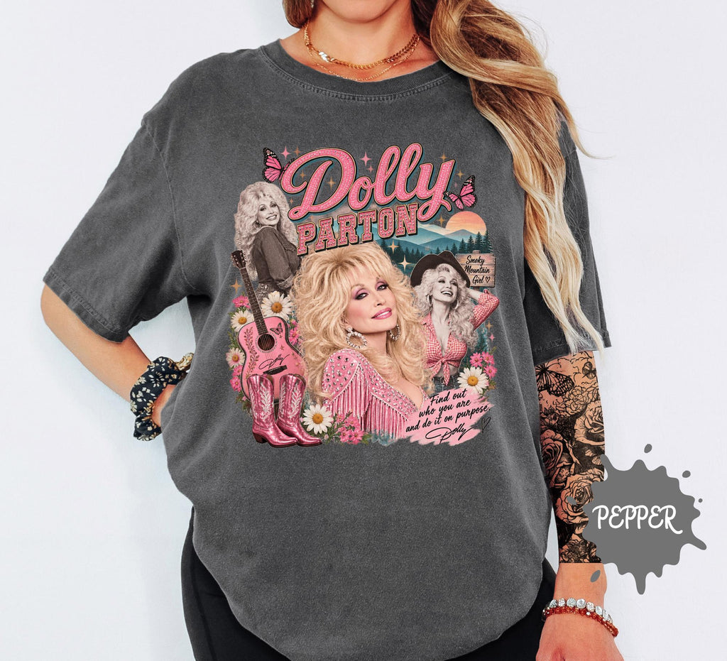 Rip Dolly Parton T-Shirt Vintage Country Music Shirt, Southern Band Tee, Graphic Tee for Country Music Lovers, Dolly Western Shirt 4