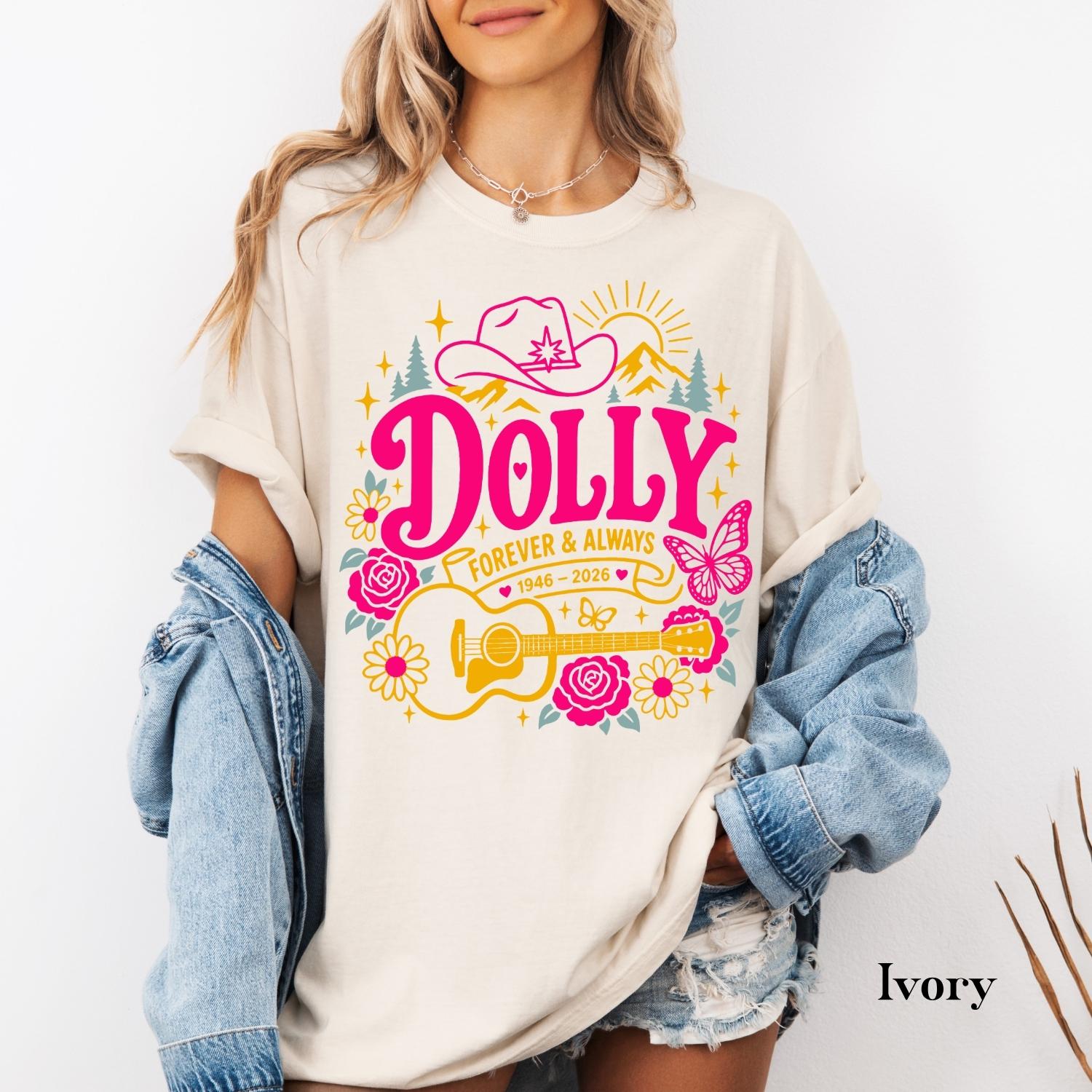 Comfort Colors® Dolly Parton Memorial Shirt, Dolly Parton Tee, Rip Dolly Parton Shirt, Country Music Legend Tribute, Dolly Parton Fan Gift 4