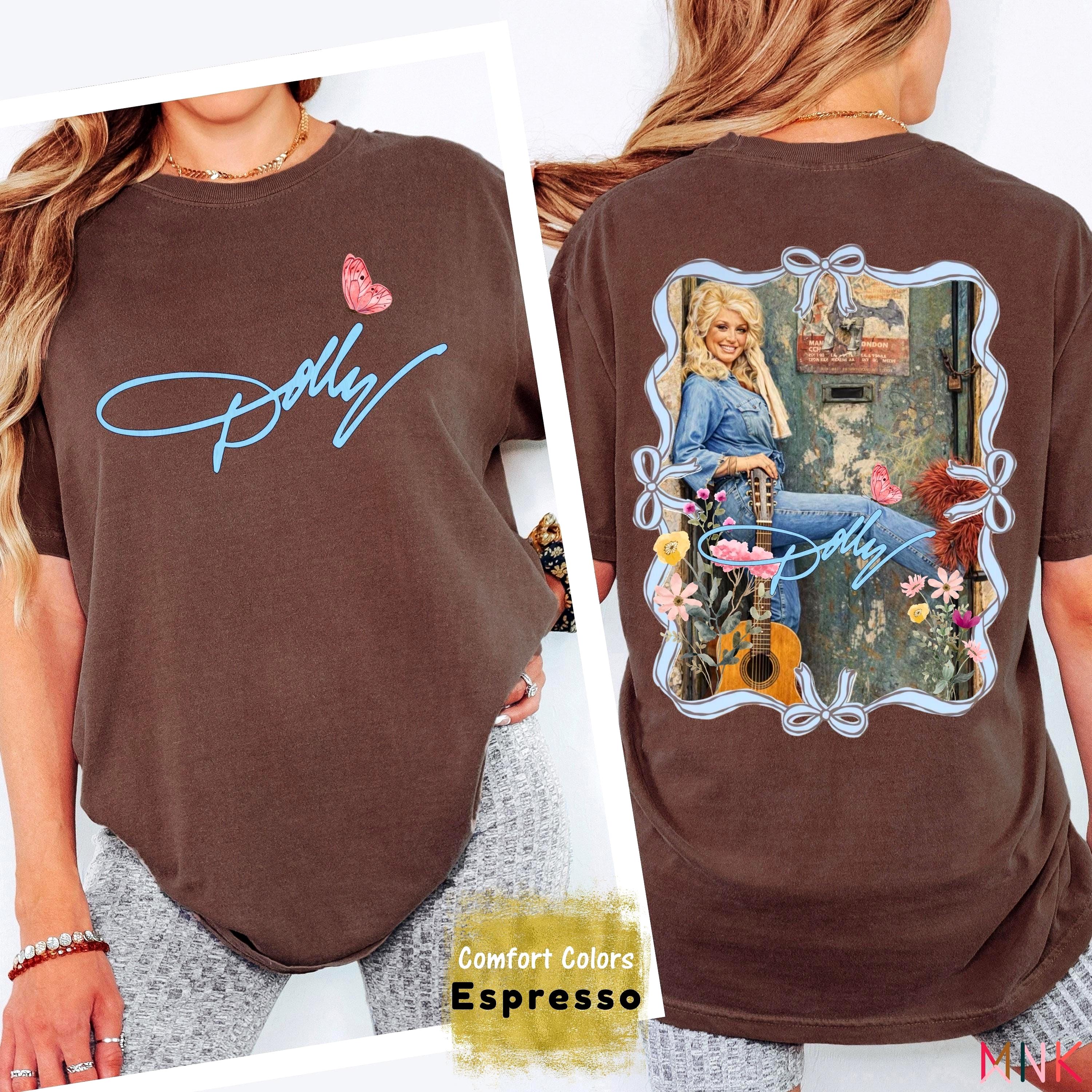 Dolly Parton Nashville Shirt, Retro Country Music Butterfly, Vintage Western Concert Comfort Colors 5
