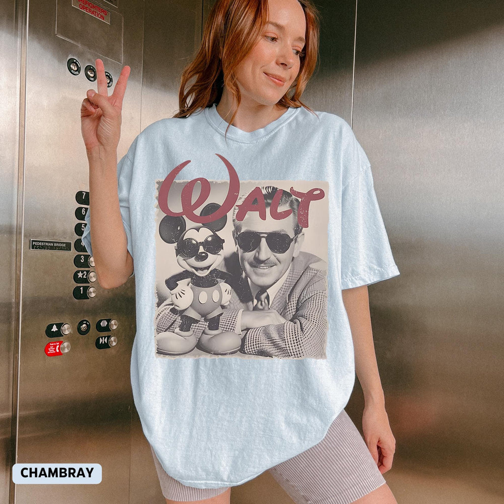 Vintage Walt Disney Shirt, Disneyland Magic Kingdom Tee, Happiest Place on Earth, Mickey Ears Family Vacation, Mens Disney Park Trip Shirt 5