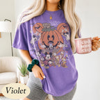 Disney Halloween Pumpkin Shirt, Mickey and Friends Trick or Treat Tee, Vintage Spooky Season, Family Matching Vacation, Disneyland 2026 5