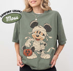 Retro Mickey and Minnie Mummy Shirt, Not So Scary Halloween Party 2026 Tee, Disneyland Family Matching Trip, Disney Halloween Group Shirt 5