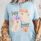 Mickey and Minnie Ghost Halloween Shirt, Boo Too You Tee, Disney Spooky Season, Not So Scary Party, Matching Family Fall Vacation Trip Tee 5
