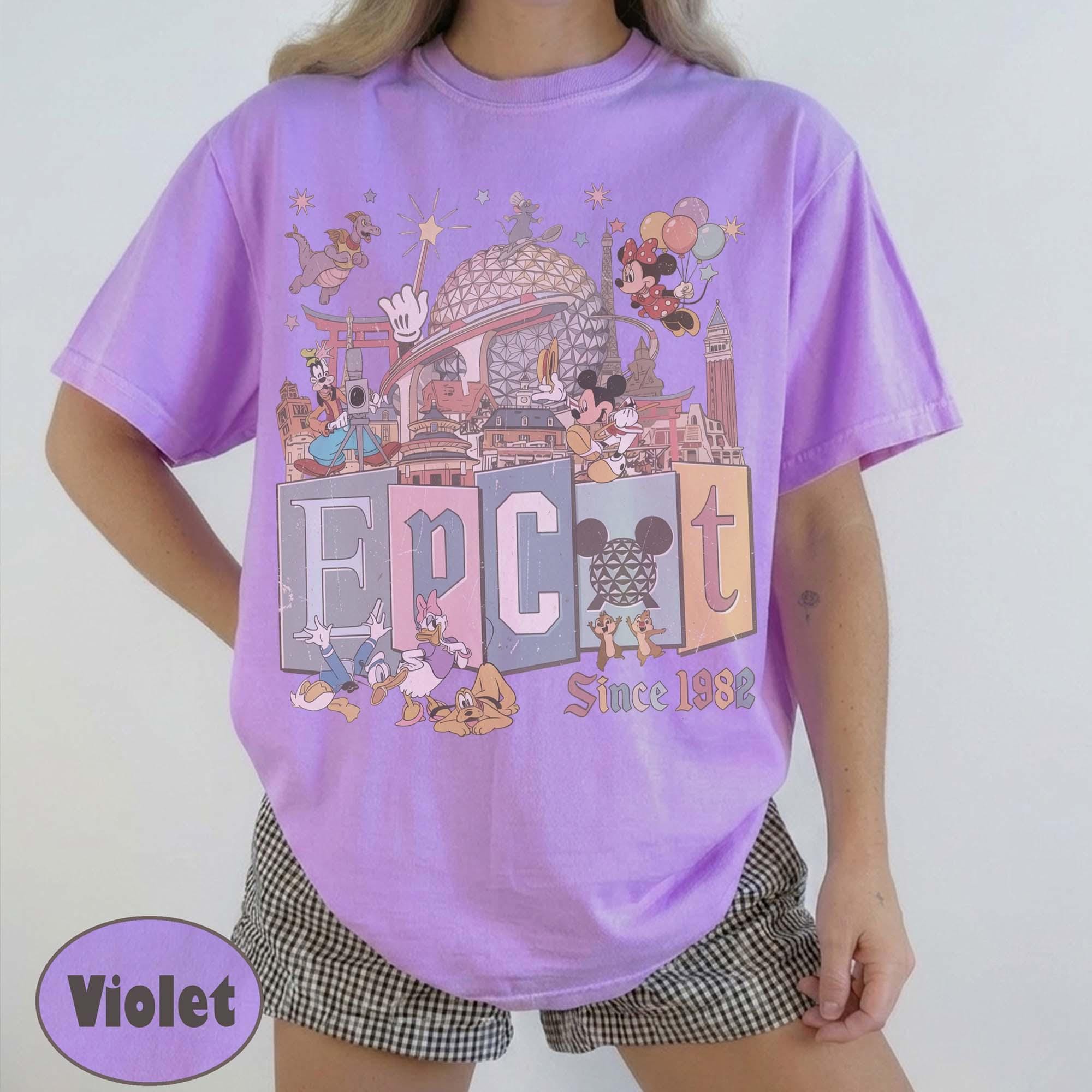 Vintage Disney EPCOT Shirt, Retro Theme Park Tee, EPCOT World Traveler, Family Matching Disney Vacation 2026, Mickey EPCOT Family Trip Shirt 5