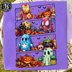 Halloween Superhero Skeleton Shirt, Boy Skeleton Retro Checker Tee, Kids Spooky Season, Candy Hunter Pumpkin, Toddler Boy Halloween Graphic 5