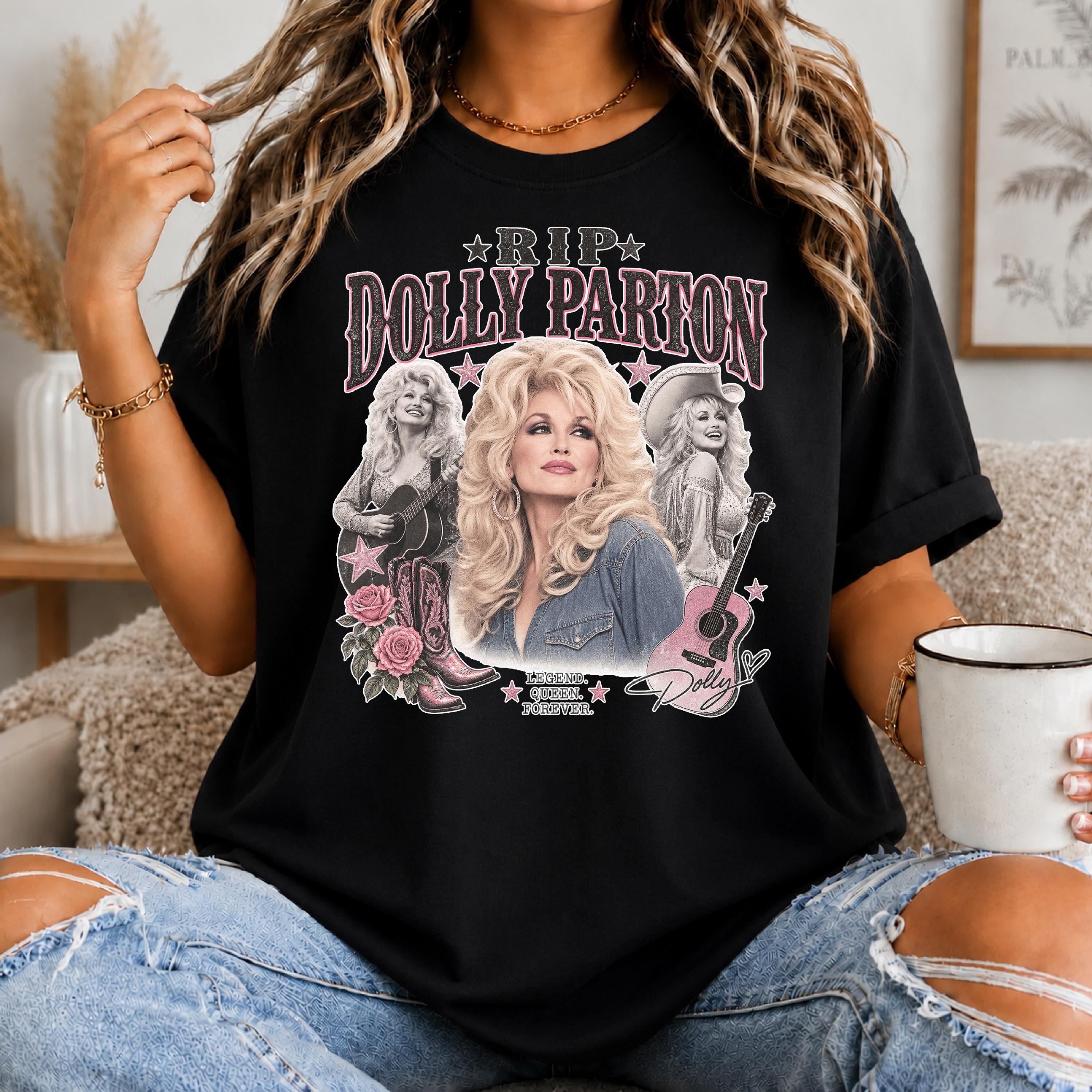 Dolly Parton RIP Shirt, Dolly Parton Memorial Shirt, Country Music Legend Tribute Tee, In Loving Memory Dolly Parton Shirt, 2026 Tribute 5