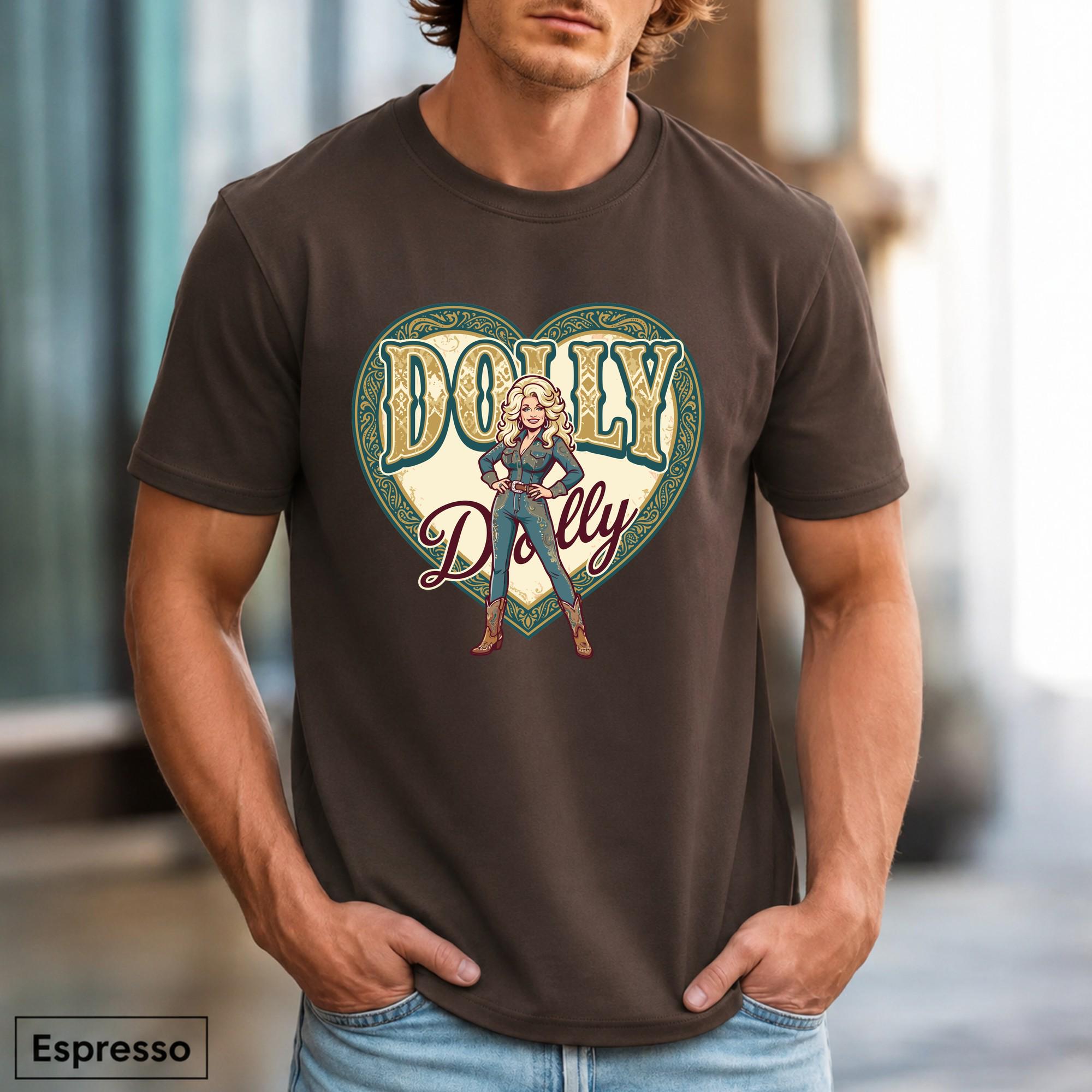 Dolly Parton Shirt, Country Music Graphic Tee, Vintage Cowgirl T-Shirt, Retro Western Style, Concert Outfit, Dolly Fan Gift for Music Lovers 5