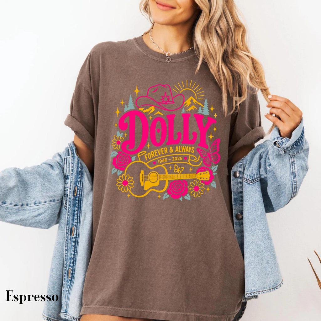 Comfort Colors® Dolly Parton Memorial Shirt, Dolly Parton Tee, Rip Dolly Parton Shirt, Country Music Legend Tribute, Dolly Parton Fan Gift 5