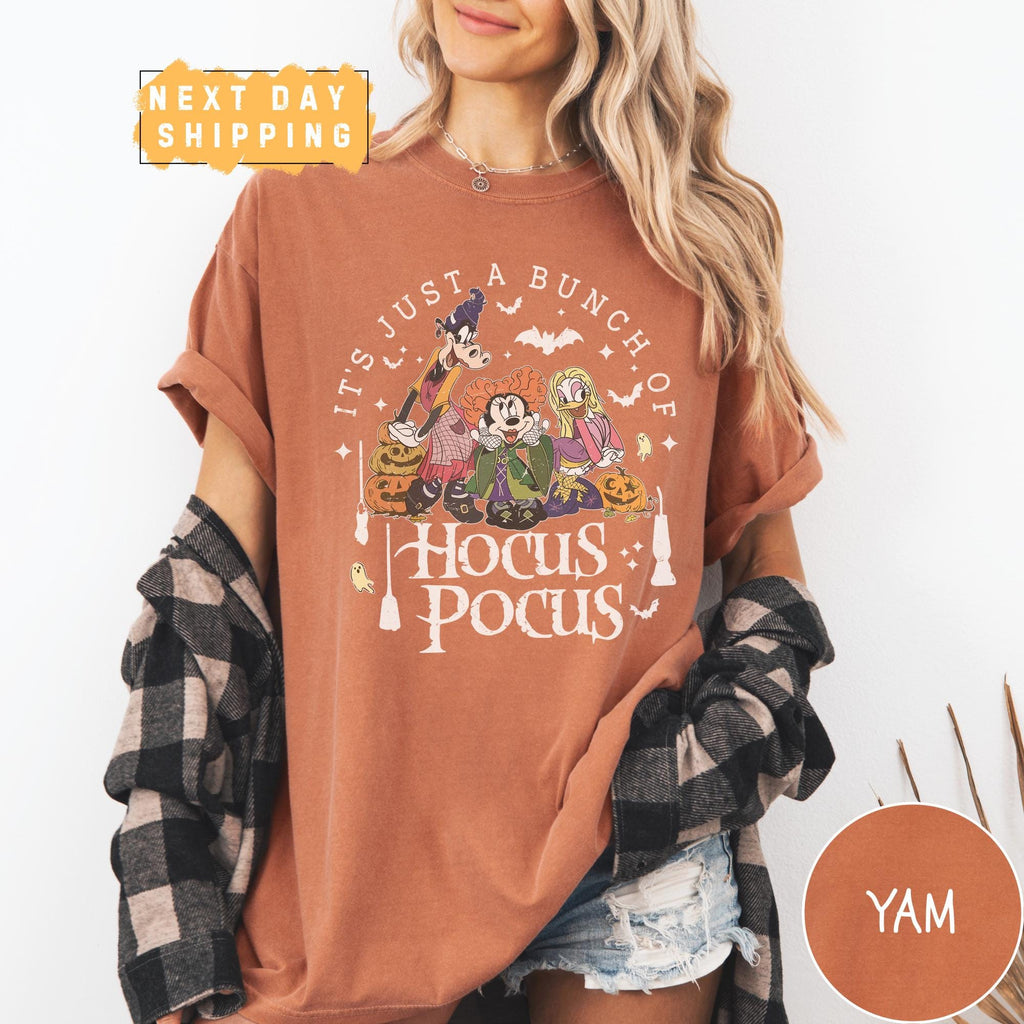 Magical Park Halloween Hocus Pocus Shirt, Mouse and Friends Spooky Season Tee, Pumpkin Halloween Party, Family Trip, Women's Halloween Shirt 6