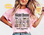 Haunted Mansion Mickey & Friends Shirt, Welcome Foolish Mortals Tee, Disney Halloween Family Trip, Not So Scary Party, Matching 2026 Shirt 6
