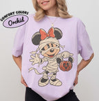 Retro Mickey and Minnie Mummy Shirt, Not So Scary Halloween Party 2026 Tee, Disneyland Family Matching Trip, Disney Halloween Group Shirt 6