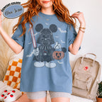 Retro Disney Mickey Star Wars Halloween Shirt, Darth Vader Pumpkin Tee, Galaxy's Edge Spooky Season, Family Matching Disneyland Trip 2026 6