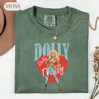 Dolly Parton Shirt, Country Music Graphic Tee, Retro Cowgirl T-Shirt, Rhinestone Western Style, Classic Country Music Fan Gift Idea for Her 6