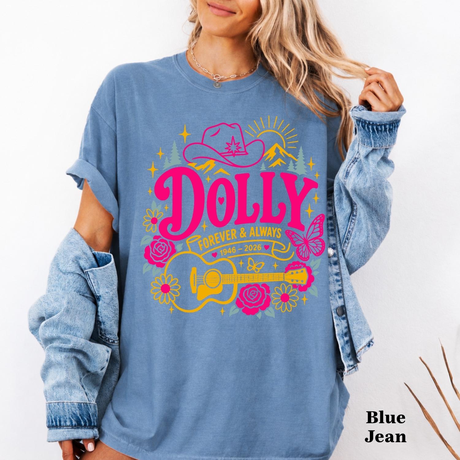 Comfort Colors® Dolly Parton Memorial Shirt, Dolly Parton Tee, Rip Dolly Parton Shirt, Country Music Legend Tribute, Dolly Parton Fan Gift 6