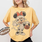 Retro Mickey and Minnie Mummy Shirt, Not So Scary Halloween Party 2026 Tee, Disneyland Family Matching Trip, Disney Halloween Group Shirt 7