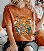 Vintage Disney Halloween Friends Shirt, Mickey Pumpkin Tee, Spooky Cartoon Halloween, Vintage Pumpkin Party, Disney Family Halloween Shirt 7