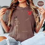 Funny Disney Skeleton Lost Balloon Shirt, Disneyland Family Tee, Disney World Gift, Halloween Humor, Gothic Skeleton Christmas Gift Shirt 7