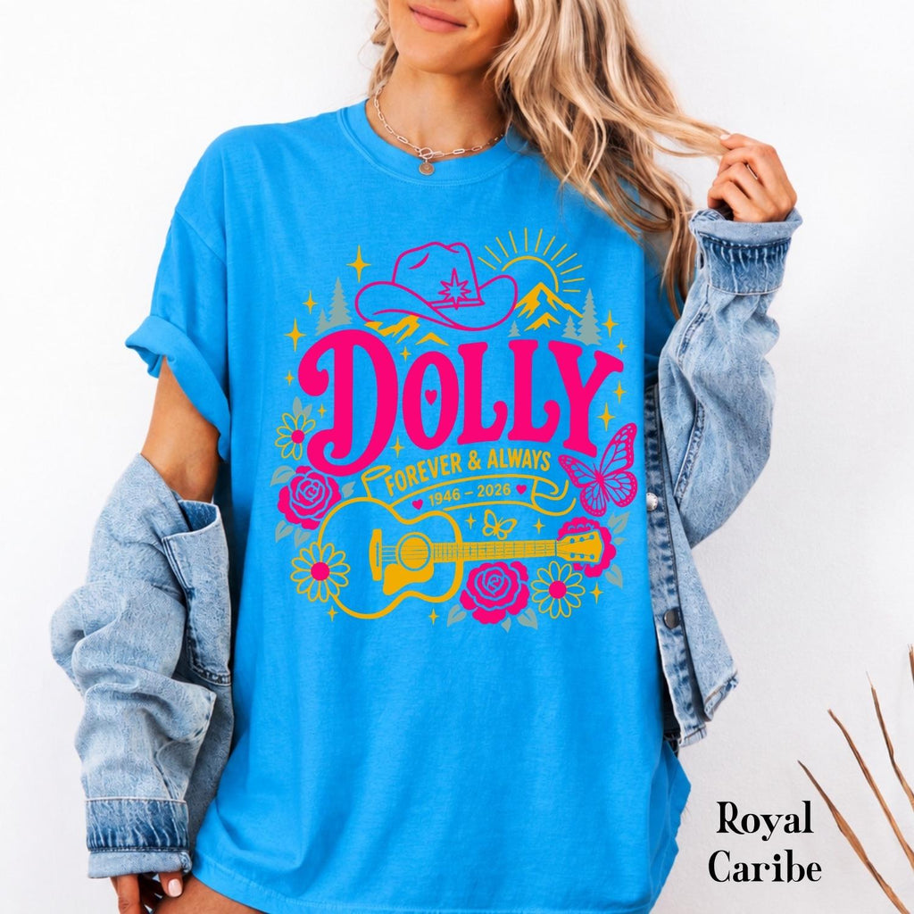 Comfort Colors® Dolly Parton Memorial Shirt, Dolly Parton Tee, Rip Dolly Parton Shirt, Country Music Legend Tribute, Dolly Parton Fan Gift 7