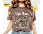 Haunted Mansion Mickey & Friends Shirt, Welcome Foolish Mortals Tee, Disney Halloween Family Trip, Not So Scary Party, Matching 2026 Shirt 8