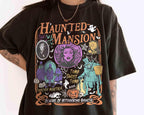 Retro Haunted Mansion Shirt, Madam Leota Hitchhiking Ghosts Tee, Disney Spooky Season, Gothic Halloween Family Trip, Foolish Mortals Tee 8