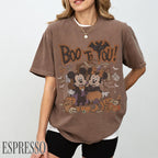 Retro Mickey Minnie Halloween Shirt, Boo To You Tee, Disney Not So Scary Party, Spooky Season Disneyland Trip, Halloween Couple Gift 2026 8