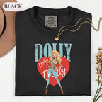 Dolly Parton Shirt, Country Music Graphic Tee, Retro Cowgirl T-Shirt, Rhinestone Western Style, Classic Country Music Fan Gift Idea for Her 8