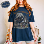 Retro Headless Horseman Mickey Halloween Shirt, Disney Not So Scary Party Tee, Sleepy Hollow, Disneyland Spooky 2026, Matching Family Trip 9