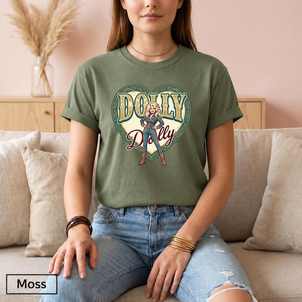 Dolly Parton Shirt, Country Music Graphic Tee, Vintage Cowgirl T-Shirt, Retro Western Style, Concert Outfit, Dolly Fan Gift for Music Lovers 9