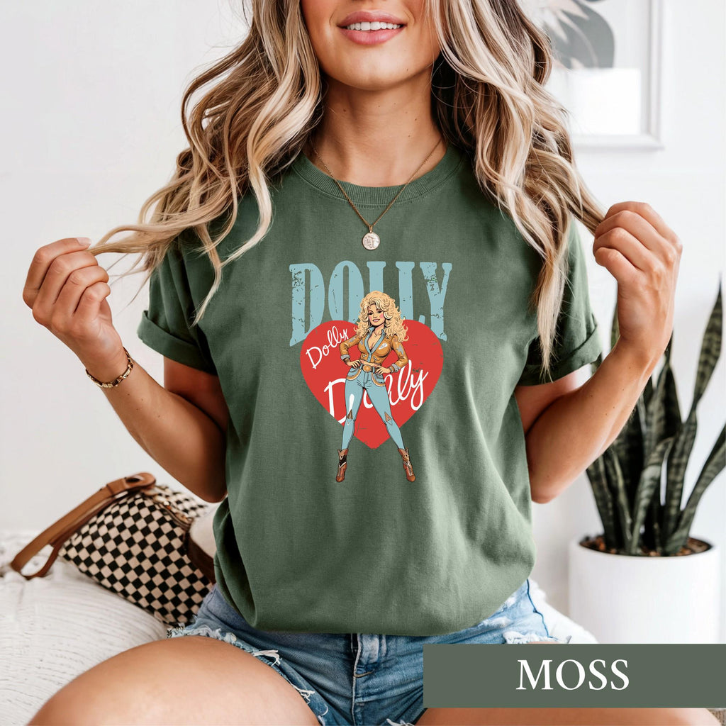 Dolly Parton Shirt, Country Music Graphic Tee, Retro Cowgirl T-Shirt, Rhinestone Western Style, Classic Country Music Fan Gift Idea for Her 9
