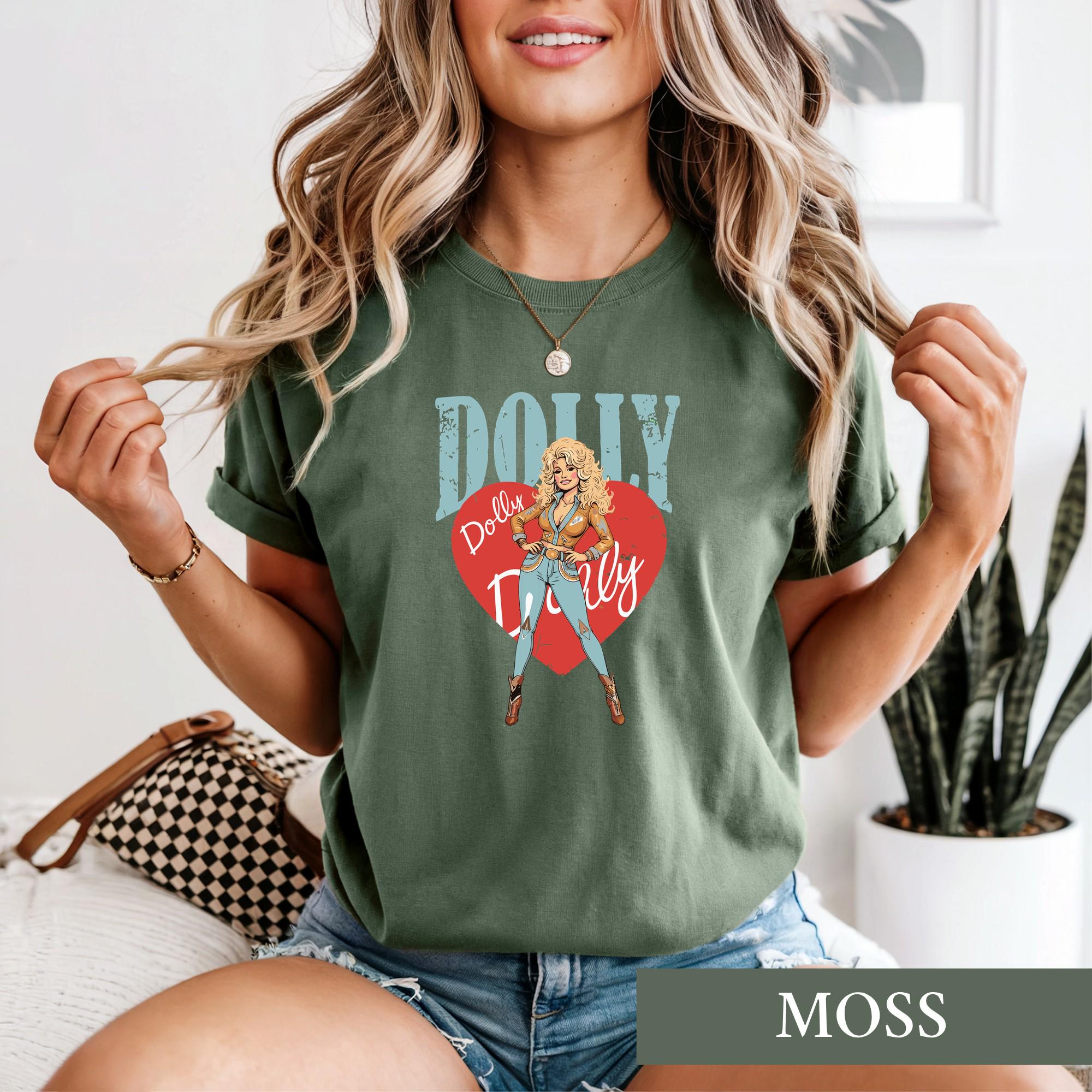 Dolly Parton Shirt, Country Music Graphic Tee, Retro Cowgirl T-Shirt, Rhinestone Western Style, Classic Country Music Fan Gift Idea for Her 9