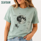 Astronaut Moon Shirt, NK Indie Folk Tee, Orbiter Inspired Concert Shirt, Great Divide Fan Gift, Indie Folk Concert Tee