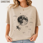 Astronaut Moon Shirt, NK Indie Folk Tee, Orbiter Inspired Concert Shirt, Great Divide Fan Gift, Indie Folk Concert Tee