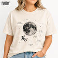 Astronaut Moon Shirt, NK Indie Folk Tee, Orbiter Inspired Concert Shirt, Great Divide Fan Gift, Indie Folk Concert Tee