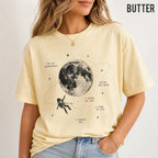 Astronaut Moon Shirt, NK Indie Folk Tee, Orbiter Inspired Concert Shirt, Great Divide Fan Gift, Indie Folk Concert Tee